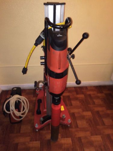 Hilti dd 200 core drill coring bore rig w/ water kit &amp; vacuum base dd200 vp-u for sale