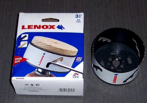 Lenox Tools 3005858L 3-5/8&#034; Bi-Metal Speed Slot Hole Saw