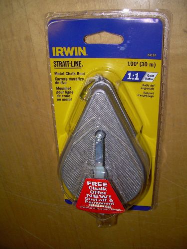 4 Pack of New Irwin Strait-Line Metal Chalk Reels 100&#039; Part No. 64110