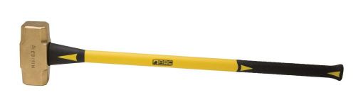 ABC Hammers Brass Sledge Hammer, 14-Pound, 33-Inch Fiberglass Handle, #ABC14BF