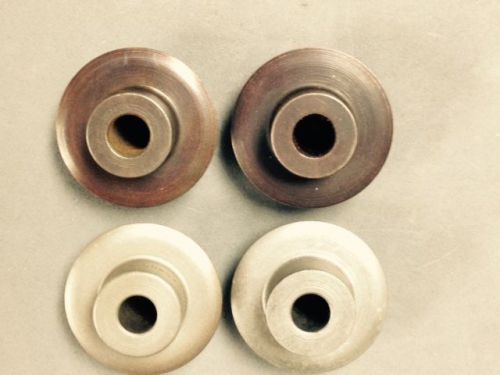 Four (4) unused ridgid oem heavy duty no. 3 &amp; 4 pipe cutter wheels for sale