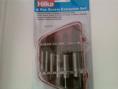 HILKA SCREW EXTRACTOR SET,REMOVES ALL BROKEN SCREWS