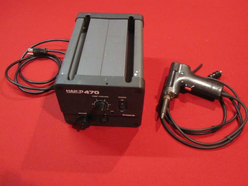 Hakko desoldering rework station 470-2 w/ 802 gun for sale