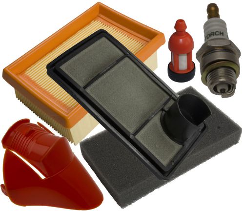 Air filter set, fuel filter, stop, spark plug,service kit parts fits stihl ts400 for sale