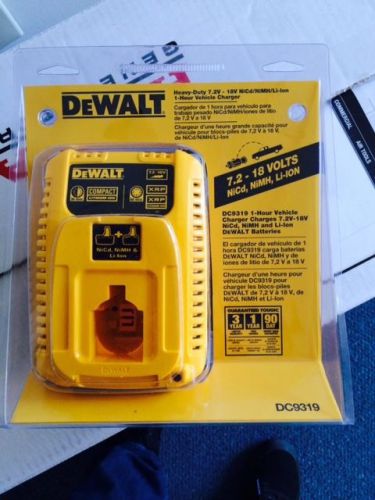 NEW DEWALT DC9319 7.2-to-18-Volt 1-Hour Vehicle Charger