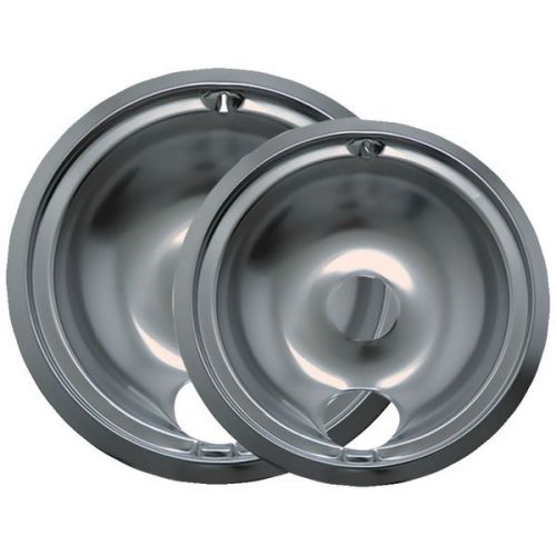 Range Kleen 139402XCD5 Chrome Drip Pans 2 Pack Style B