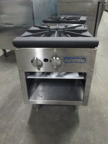 IMPERIAL 18&#034; GAS STOCK POT RANGE ISPA-18 3 RING OPEN BURNER 90,000 BTU&#039;S - MINT