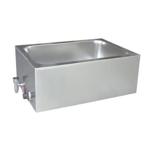 Uniworld FW-1001DV Rectangular Food Warmer w/ Drain Valve