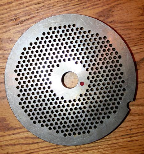 Meat Grinder Plate Die Size #56 - 6&#034;diameter - 5/8&#034; thick - 5/32&#034; holes