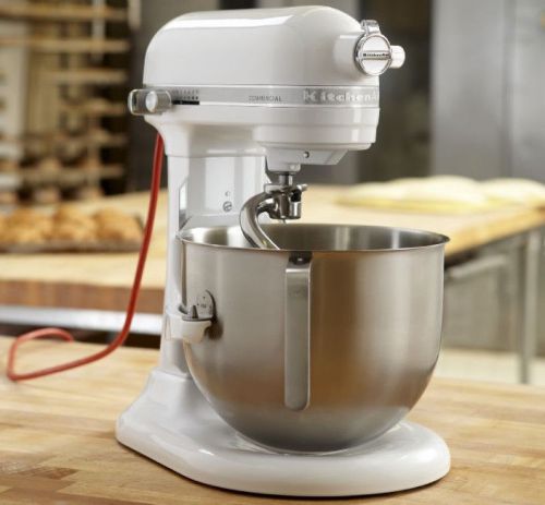 Kitchenaid ksm8990wh white 8 qt commercial stand mixer w/ warranty for sale