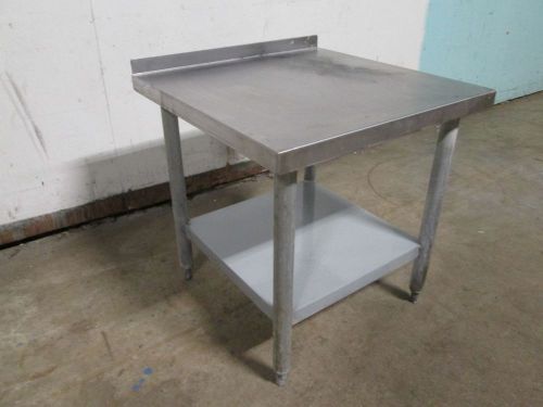 HEAVY DUTY COMMERCIAL STAINLESS STEEL 24&#034;W RESTAURANT WORK/PREP/EQUIPMENT TABLE