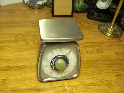 TAYLOR COMMERCIAL PORTION CONTROL SCALE -MODEL TS5- 5LBX1/2OZ-VGUC