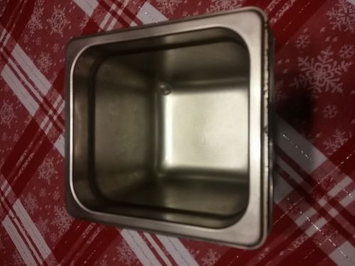 Lot of 3 Carlisle 1/6-Size Anti-Jam Steel Steam Table Pan,6&#034; Deep NSF Compliant