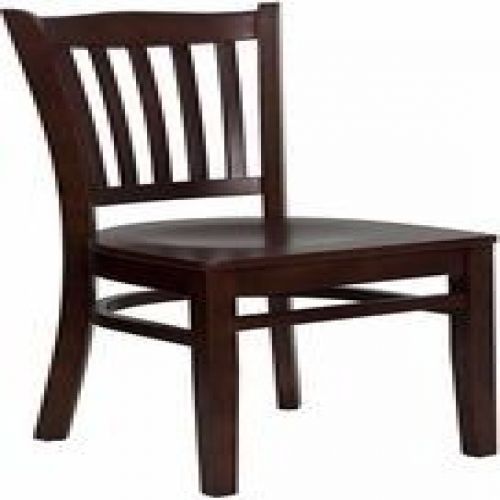 Flash Furniture XU-DGW0008VRT-MAH-GG HERCULES Series Mahogany Finished Vertical