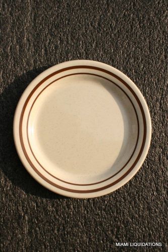 12x TH Arcadia 9&#034; Round Dinner Plate Melamine Thunder AD109AA  Ironstone/Brown