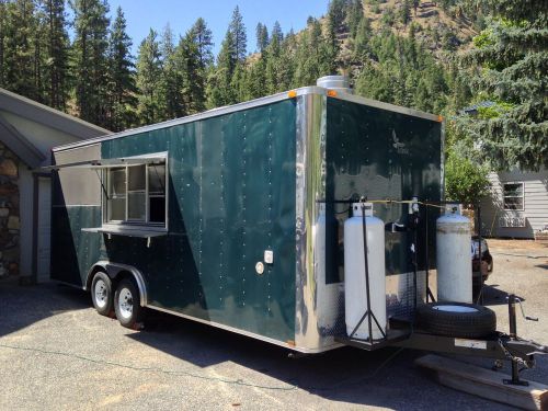 BBQ Smoker Kitchen Concession Trailer Lark VT 8.5x22 TA-52