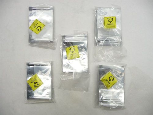 LOT 500 NEW 3M 3&#034;x5&#034; 2.5&#034; HARD DRIVE ANTI STATIC SHIELDING BAGS