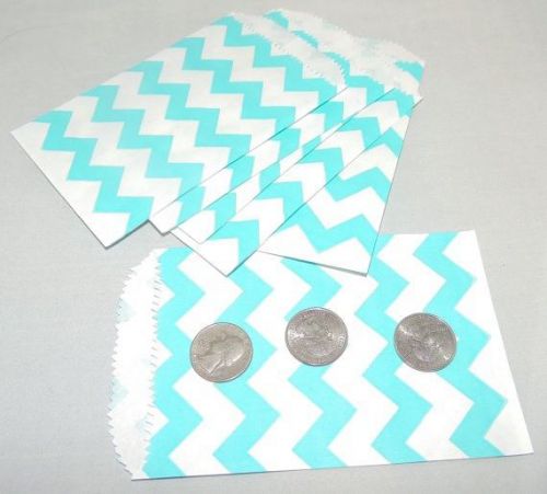 200 blue kraft mini 3x5 inch bags, itty bitty goody paper bags,party favor bags for sale