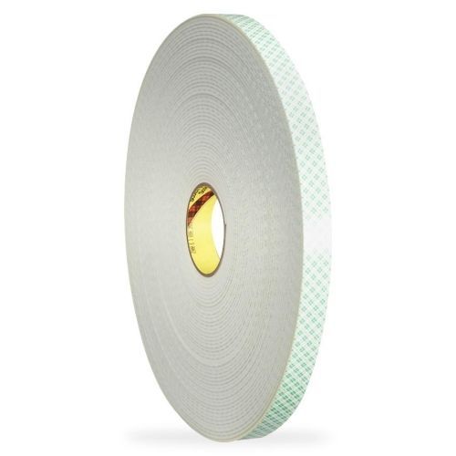 Foam Mounting Double-Sided Tape, 1&#034; Wide x 144&#034; Long