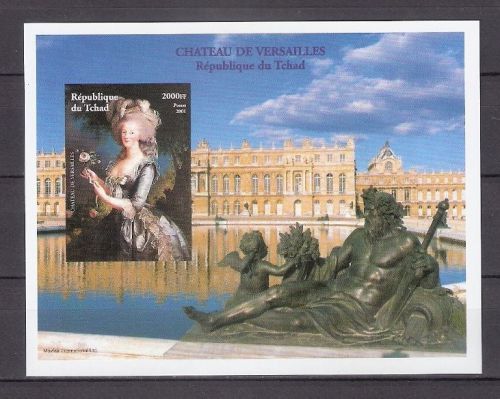 &#034;palace of versailles&#034;   imperf. sheet  mnh stamps for sale