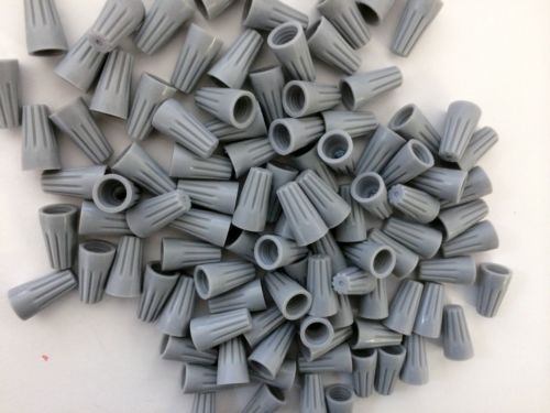 (5000 pc) *NEW* Gray Grey Screw-On Nut Wire Connectors TWIST BARREL P1 22-16 AWG