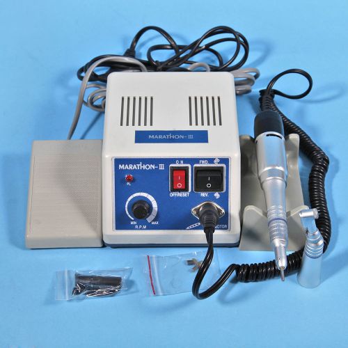 Marathon micromotor unit engine 35k rpm polisher motor contra angle handpiece for sale