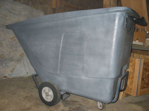 Tilt truck dumpster cart (trash cart) worksaver for sale