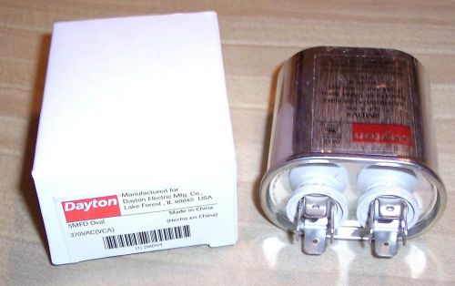 Dayton 2MDV4 Motor Run Oval Capacitor 5 UF MFD 370 VAC 50/60 HZ