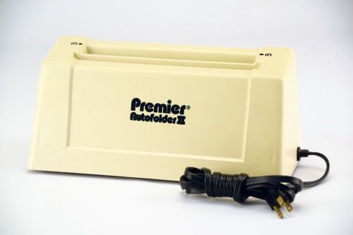 Premier p-1400 electric desktop letter folder martin yale autofolder ii ~ l@@k!! for sale