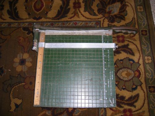 Vintage Premier Brand 11&#034; X 11&#034; Photo Materials Co Paper Cutter - Classic Item