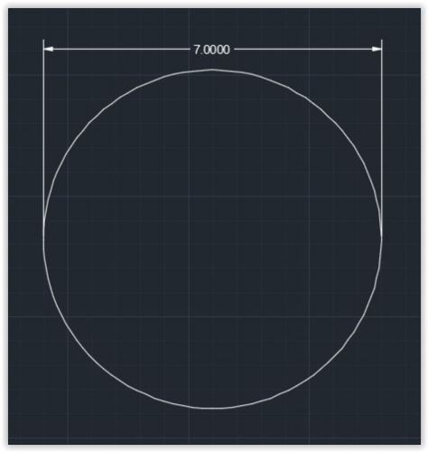 1pc Acrylic Plastic (Plexiglass) Circle - 1/4&#034; x 7&#034; Circle - Clear