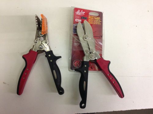 Malco Redline 5-Blade Crimper and Malco Redline 3 in. Hand Seamer