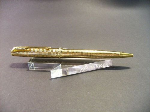 PARKER SONNET GOLD &amp; GOLD TRIM BALLPOINT PEN NEW IN BOX