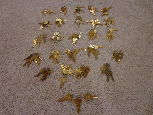 Schlage factory precut sc1 5 pins keys 25 sets of 6 (150 keys) for sale