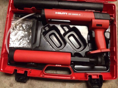 HILTI ED 3500-A CORDLESS DISPENSER EPOXY ANCHORING MIXING GUN CARTRIDGE SET