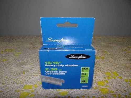 Swingline 15/16&#034; Heavy Duty Staples 210 Sheets #35320