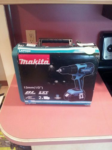 MAKITA LXPH05 18 VOLT LITHUM-ION  1/2 INCH HAMMER DRIVER DRILL KIT