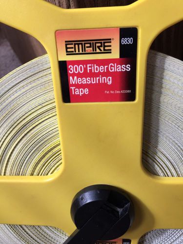 Empire 6830 300&#039; fiber glass measuring tape for sale