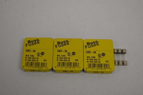 LOT 18 NEW BUSSMANN GMC-3A 3A AMP 250V-AC FUSE D350190