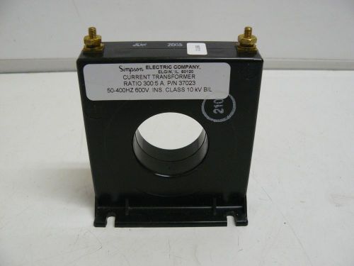 Simpson 37023 current transformer ratio 300:5 a 50-400 hz 600v for sale