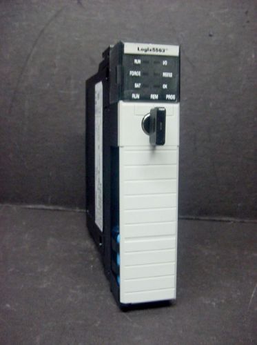 Allen Bradley 1756-L63 ControlLogix Ser B FW 1.8 Processor CPU Good Battery PLC