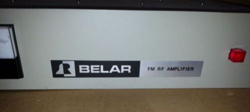 Belar FM RF AMPLIFIER