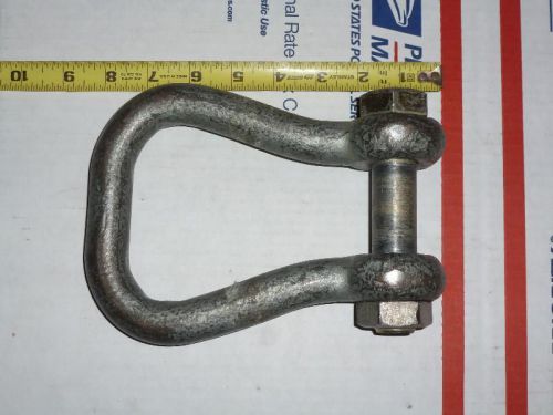 Heavy Duty Rigging Clevis.  Towing Lifting Steel 1 inch Shackle. 1&#034;