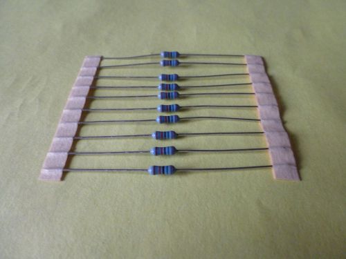 75k ohm 1/4W carbon film resistors.10 pcs lot