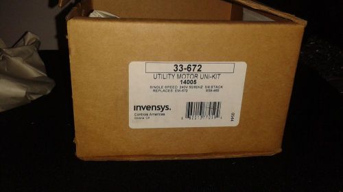 NEW 240 UNIVERSAL FAN MOTOR INVENSYS 33-672 33672