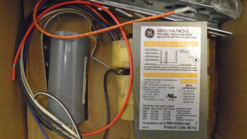 GE 86741 - GEM175MLTAC3-5 Metal Halide Ballast NEW IN BOX