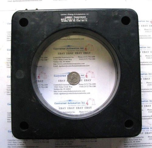 Siemens Current Transformer, Ratio 1500:5A, CAT 120-152, 50-400Hz, 600V