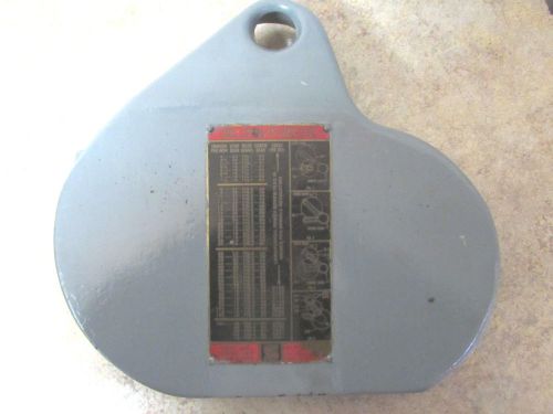 South bend 9&#034; metal lathe headstock end side gear guard no. 146n1 for sale