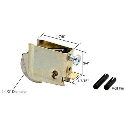 Lumidor  C.E. Stanley Doors 1-1/2&#034; Steel Sliding Glass Door Roller 1-7/16&#034; D1749