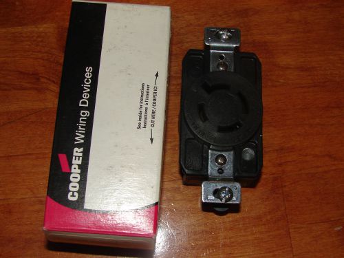 New CWL2020R Cooper 20A 3ph 4W 4P receptacle NEMA L20-20R 347V 600V